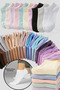 10 Pairs of Cotton Combed Lycra Men's Women's Booties Socks - 5