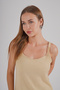 Escobar Rope Strap Maxiimum Length Slit Dress - 2