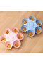 Flower-Shaped Cat Food Bowl with 6 Feeding Stations - 2