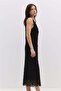 Midikleid mit Spitzenfutter - 3