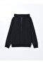 Lcwaikiki Basic Hooded Long Sleeve Men's Zip-Up Sweatshirt - 5