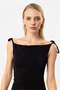Gerafftes Minikleid - 4