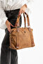 Women's Multi-Eye Adjustable Cross Strap Large Size Polo Hand and Shoulder Bag