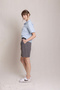 Linen Pleated Double Leg Shorts Trousers - 3