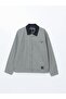 Xside Green Comfortable Fit Velvet Collar Men's Jacket - 6
