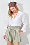 Ecru Crop Modal Shirt |   Ek100161445 ​​ - 6