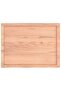 Wall Shelf Light Brown 80x60x(2-6) cm Treated Solid Wood Oak - 4