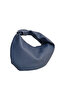 Women's Indigo Blue Mini Knotted Handbag - 4
