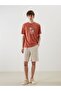 Xside Crew Neck Printed Combed Cotton Men's T-Shirt - 2
