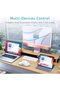 -Ergonomic Bluetooth Mouse with Triple Mode (Dual Bluetooth + 2.4G Wireless), 4000 DPI, USB- - 3