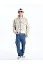 Xside Beige Shirt Collar Men's Jacket