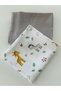 100% Cotton 2-Piece Muslin Baby Blanket Set Oeko-Tex Certified Muslin Cover 80 X 90 cm