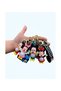 Lighted Keychain Cute Mascot Cute Bag Accessory with 3D Figure Gift Tiny Toy Keychain