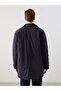Lcwaikiki Classic Navy Blue Shirt Collar Men's Jacket - 5
