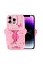 iPhone 14 Pro Max Case Camera Protected Figure Design Capya Cover-Pink Light