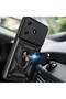 Tecno Spark 10C Case Magnetic Stand Sliding Vega Cover with Camera Protection - Blue - 4