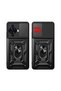 Huawei Nova 12S Compatible Case Magnetic Stand Camera Protection Sliding Vega Cover-Black - 3