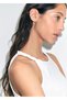 Rib Detail Asymmetric Suspender Blouse - 7