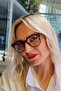 Women's Randy Blue Light Protection Relaxing Cat Eye Model Display Glasses