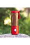 خلاط blendjet V2 المحمول الخالي من مادة BPA والقابل لإعادة الشحن عبر USB، أحمر وشفاف، 475 مل، BJ-2-RED - 3
