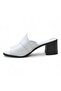 D24Yt-2360 Genuine Leather Women's Slippers - 3