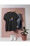 Oversize Diver and Remote Control Turtle Design Unisex T-Shirt - 5