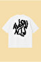 Allsaint Orlando Boxy Fit Oversized Unisex %100 Cotton Pack Tshirt – Printed T-Shirt |   Streetwear
