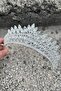 Alexa Silver Bridal Henna Tiara Special Occasion Accessory Women's Crown Hair Accessory – Crown, Crystal Stone - 3
