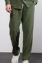 Men's Waist Tie Baggy Fit Relaxed Fit Linen Look Trousers - 2