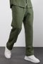 Men's Waist Tie Baggy Fit Relaxed Fit Linen Look Trousers - 3