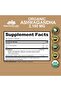Organic Ashwagandha 2,100 mg - 100 Vegan Capsules - 3
