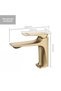Baterie Bath X, auriu mat - 3