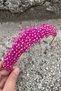 Alyce Fuchsia Bridal Henna Tiara Special Occasion Accessory Women's Crown Hair Accessory – Crown, Crystal Stone - 2