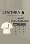 Lenithra Demon Slayer Nezuko Kamado Anime Back Printed Unisex Oversize Smoked T-Shirt - 5