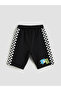White Sonic Printed Boys' T-Shirt and Shorts 2-Piece - 3