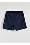 Navy Blue Short Length Men's Swim Shorts - 6