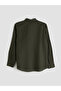 Regular Fit Long Sleeve Linen Blended Men's Shirt - 2