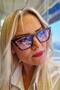 Women's Felicia Blue Light Protection Relaxing Cat Eye Model Display Glasses - 2