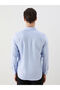 Regular Fit Long Sleeve Plaid Gabardine Men's Shirt - 4