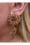 Sallantili Moon Sun Gold Imported Earrings - 2