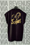Scorpions Back Printed Zero Sleeve Crew Neck Sports Tshirt
