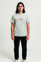 Lenithra Naruto Anime Back Printed Unisex Oversize Gray T-Shirt - 2