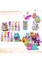 Misfittens Surprise Plush Rabbit Cat Toys Sweet Collectible Cute Figure Set - 3