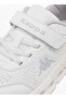 Boys' Logo Detail Sports Shoes with Hook and Loop Closure - 4