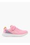 Girls Logo Print Sports Shoes with Hook and Loop Closure - 3