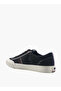 Logo Print Lace-Up Canvas Sneakers - 4