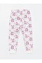 Crew Neck Patterned Long Sleeve Baby Girl Pajama Set - 5