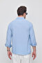 Men's Oversize Cut Linen Shirt - 8
