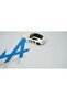 حقيبة أمتعة Alpine F1 باللون الأزرق ABS 3M متوافقة مع شعار Renault