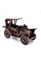 Natural Wood Handmade Decorative Vehicle Vehicle Model Retro Nostalgic Desktop Authentic Gift Ornament - 4